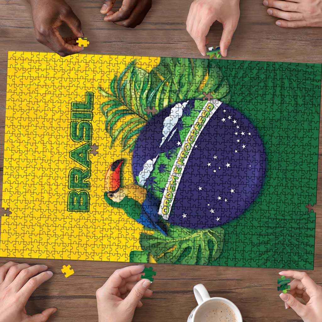Brazil Puzzle Toco Toucan Tropical Vibes - Wonder Print Shop