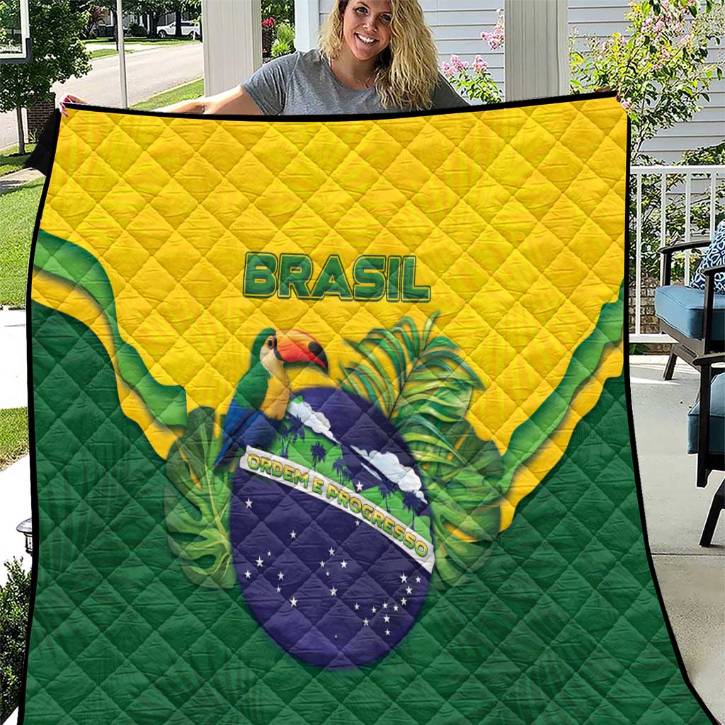 Brazil Quilt Toco Toucan Tropical Vibes - Wonder Print Shop