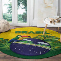 Brazil Round Carpet Toco Toucan Tropical Vibes - Wonder Print Shop