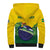 Personalized Brazil Sherpa Hoodie Toco Toucan Tropical Vibes - Wonder Print Shop