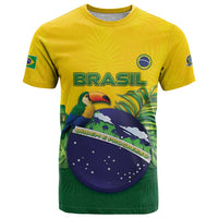 Personalized Brazil T Shirt Toco Toucan Tropical Vibes - Wonder Print Shop