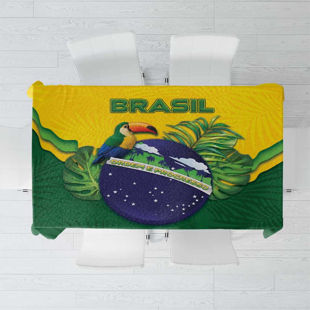 Brazil Tablecloth Toco Toucan Tropical Vibes - Wonder Print Shop