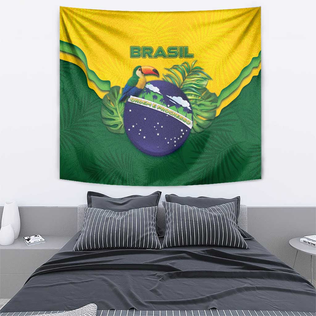 Brazil Tapestry Toco Toucan Tropical Vibes - Wonder Print Shop