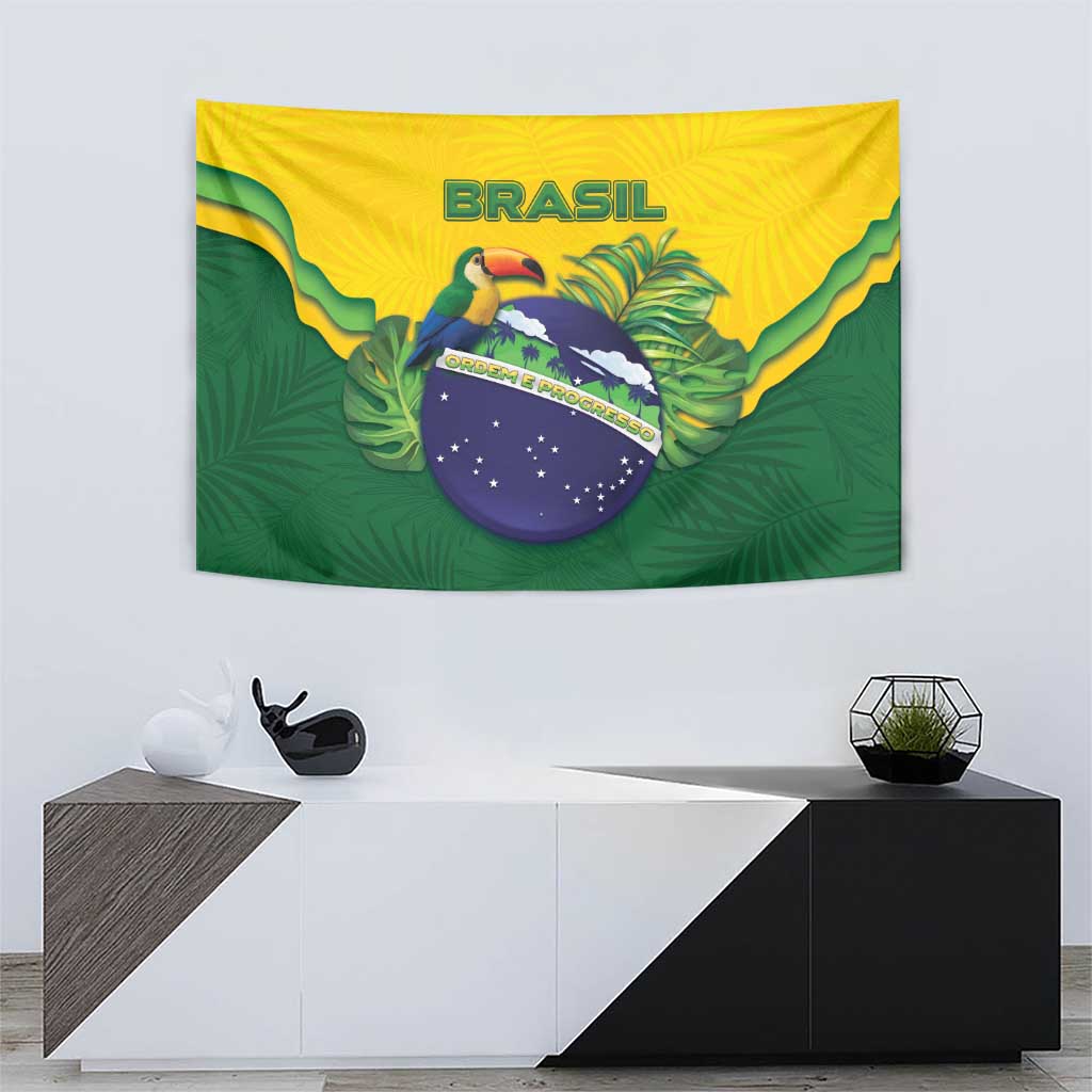 Brazil Tapestry Toco Toucan Tropical Vibes - Wonder Print Shop