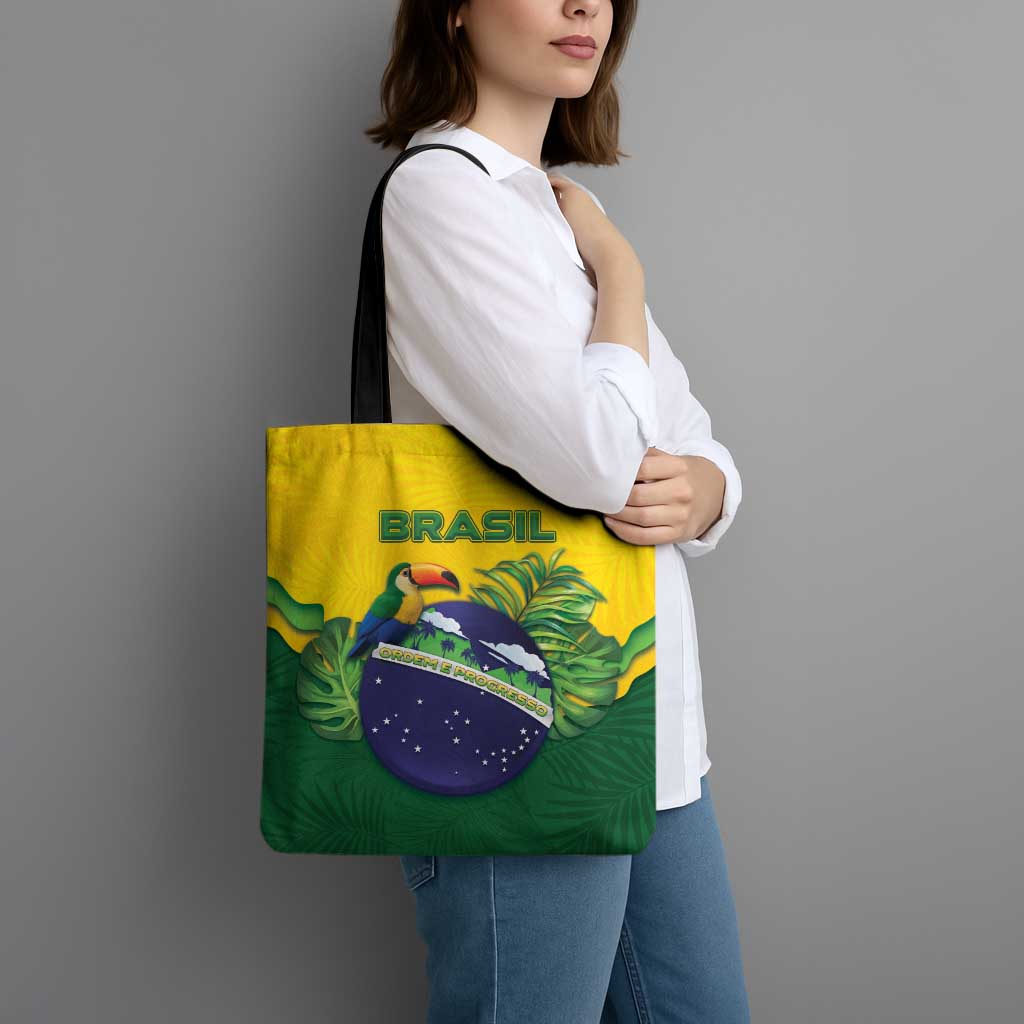 Brazil Tote Bag Toco Toucan Tropical Vibes - Wonder Print Shop