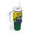 Personalized Brazil Tumbler With Handle Toco Toucan Tropical Vibes - Wonder Print Shop