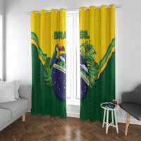 Brazil Window Curtain Toco Toucan Tropical Vibes - Wonder Print Shop