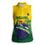 Personalized Brazil Women Sleeveless Polo Shirt Toco Toucan Tropical Vibes - Wonder Print Shop