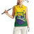 Personalized Brazil Women Sleeveless Polo Shirt Toco Toucan Tropical Vibes - Wonder Print Shop