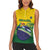 Personalized Brazil Women Sleeveless Polo Shirt Toco Toucan Tropical Vibes - Wonder Print Shop