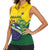 Personalized Brazil Women Sleeveless Polo Shirt Toco Toucan Tropical Vibes - Wonder Print Shop
