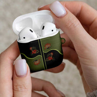 Western Yoke AirPods Case Tropical Hibiscus Cowboy Style - Wonder Print Shop