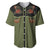Western Yoke Baseball Jersey Tropical Hibiscus Cowboy Style - Wonder Print Shop
