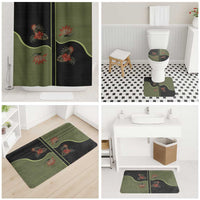 Western Yoke Bathroom Set Tropical Hibiscus Cowboy Style - Wonder Print Shop