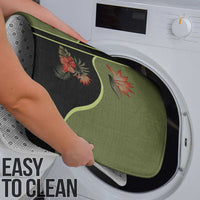 Western Yoke Bathroom Set Tropical Hibiscus Cowboy Style - Wonder Print Shop