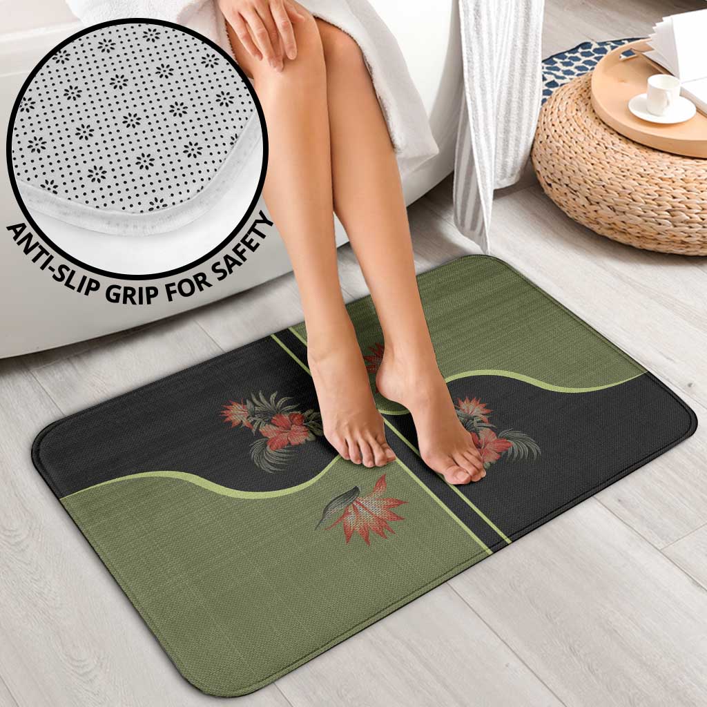 Western Yoke Bathroom Set Tropical Hibiscus Cowboy Style - Wonder Print Shop