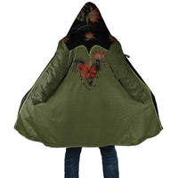 Western Yoke Cloak Tropical Hibiscus Cowboy Style - Wonder Print Shop