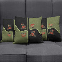 Western Yoke Pillow Cover Tropical Hibiscus Cowboy Style - Wonder Print Shop