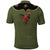Western Yoke Polo Shirt Tropical Hibiscus Cowboy Style - Wonder Print Shop