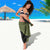 Western Yoke Sarong Tropical Hibiscus Cowboy Style - Wonder Print Shop