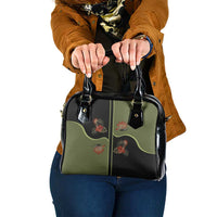 Western Yoke Shoulder Handbag Tropical Hibiscus Cowboy Style - Wonder Print Shop