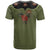 Western Yoke T Shirt Tropical Hibiscus Cowboy Style - Wonder Print Shop