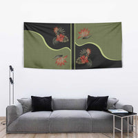 Western Yoke Tapestry Tropical Hibiscus Cowboy Style - Wonder Print Shop