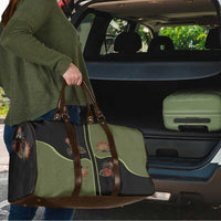 Western Yoke Travel Bag Tropical Hibiscus Cowboy Style - Wonder Print Shop