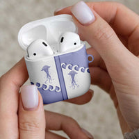Western Yoke AirPods Case Jellyfish And Water Bubbles Cowboy Style - Wonder Print Shop