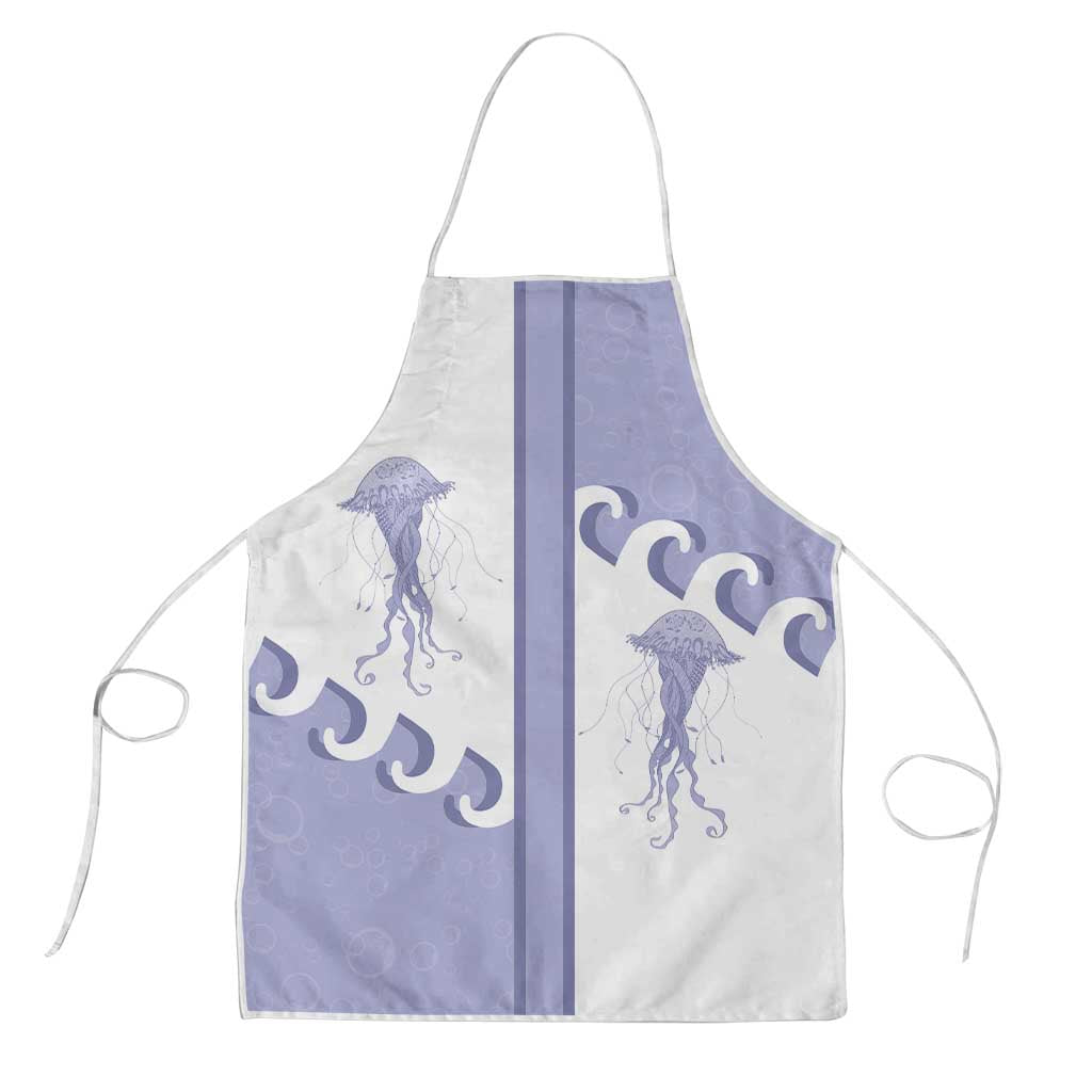 Western Yoke Apron Jellyfish And Water Bubbles Cowboy Style - Wonder Print Shop