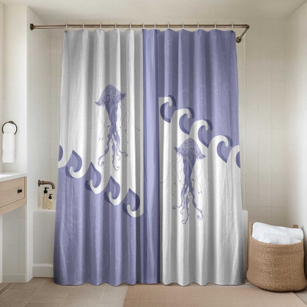 Western Yoke Bathroom Set Jellyfish And Water Bubbles Cowboy Style - Wonder Print Shop