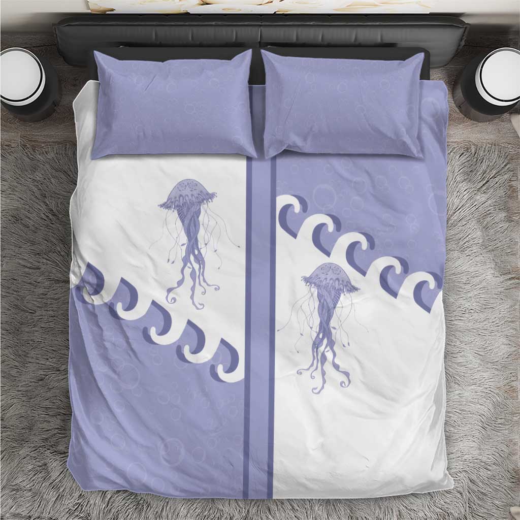 Western Yoke Bedding Set Jellyfish And Water Bubbles Cowboy Style - Wonder Print Shop