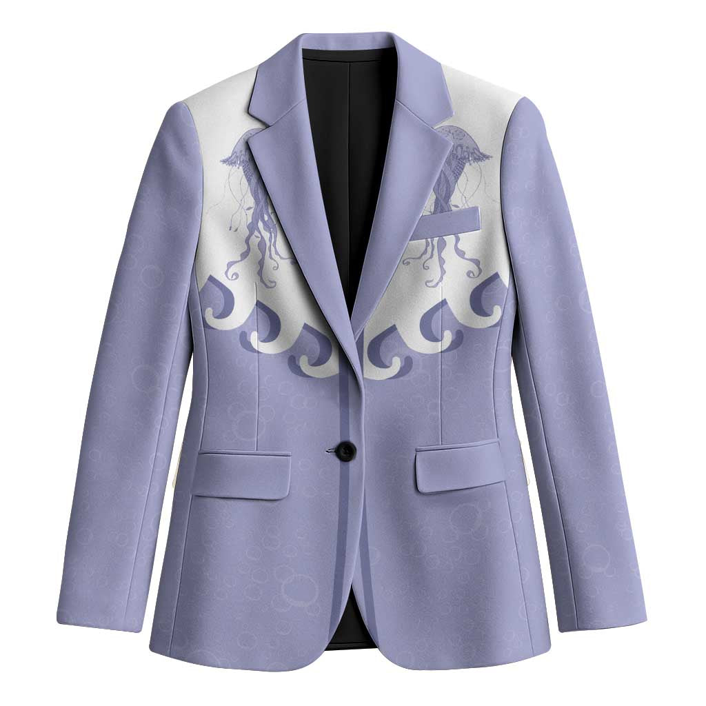 Western Yoke Blazer Jellyfish And Water Bubbles Cowboy Style - Wonder Print Shop