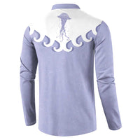 Western Yoke Button Sweatshirt Jellyfish And Water Bubbles Cowboy Style - Wonder Print Shop