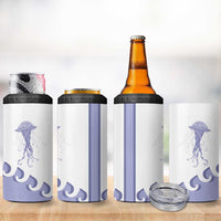 Western Yoke 4 in 1 Can Cooler Tumbler Jellyfish And Water Bubbles Cowboy Style - Wonder Print Shop