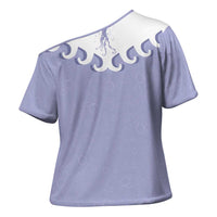 Western Yoke Cross Shoulder Shirt Jellyfish And Water Bubbles Cowboy Style - Wonder Print Shop