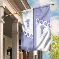 Western Yoke Garden Flag Jellyfish And Water Bubbles Cowboy Style - Wonder Print Shop