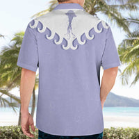 Western Yoke Hawaiian Shirt Jellyfish And Water Bubbles Cowboy Style - Wonder Print Shop