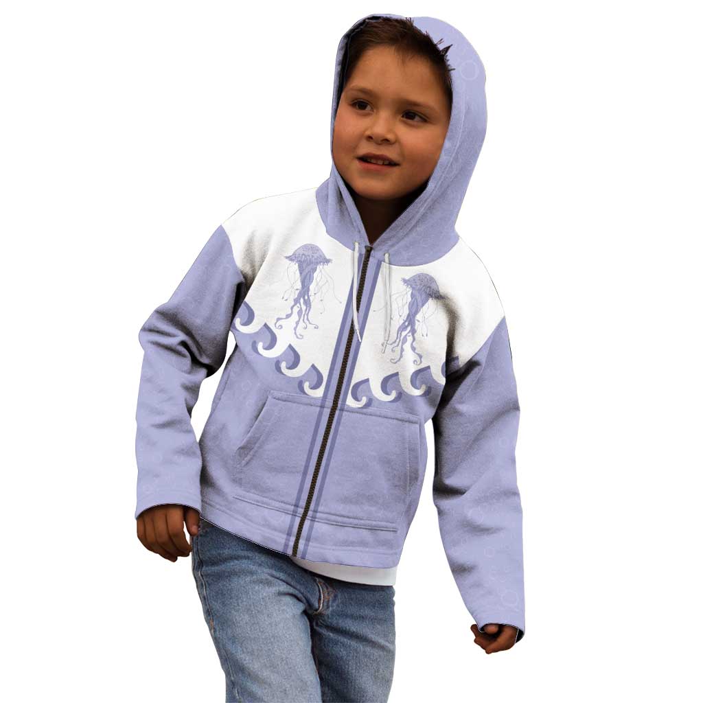 Western Yoke Kid Hoodie Jellyfish And Water Bubbles Cowboy Style - Wonder Print Shop