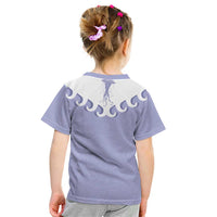 Western Yoke Kid T Shirt Jellyfish And Water Bubbles Cowboy Style - Wonder Print Shop