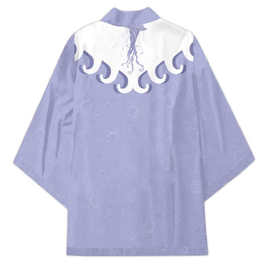 Western Yoke Kimono Jellyfish And Water Bubbles Cowboy Style - Wonder Print Shop