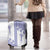 Western Yoke Luggage Cover Jellyfish And Water Bubbles Cowboy Style - Wonder Print Shop
