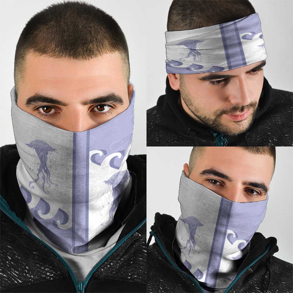 Western Yoke Neck Gaiter Jellyfish And Water Bubbles Cowboy Style - Wonder Print Shop