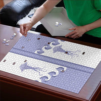 Western Yoke Puzzle Jellyfish And Water Bubbles Cowboy Style - Wonder Print Shop