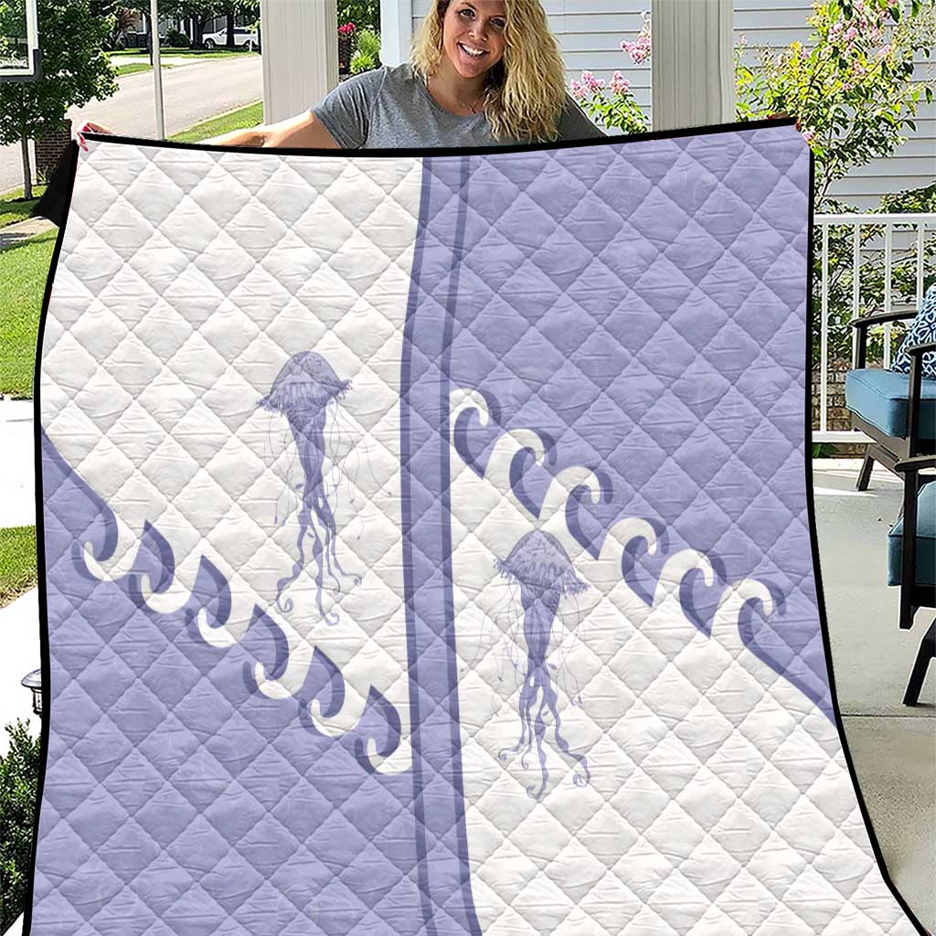 Western Yoke Quilt Jellyfish And Water Bubbles Cowboy Style - Wonder Print Shop