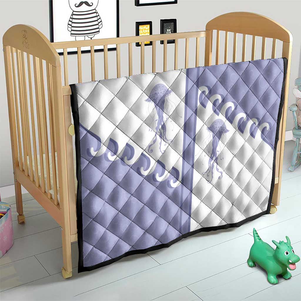 Western Yoke Quilt Jellyfish And Water Bubbles Cowboy Style - Wonder Print Shop