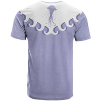 Western Yoke T Shirt Jellyfish And Water Bubbles Cowboy Style - Wonder Print Shop