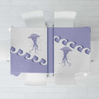 Western Yoke Tablecloth Jellyfish And Water Bubbles Cowboy Style - Wonder Print Shop