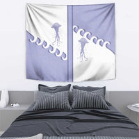 Western Yoke Tapestry Jellyfish And Water Bubbles Cowboy Style - Wonder Print Shop