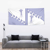 Western Yoke Tapestry Jellyfish And Water Bubbles Cowboy Style - Wonder Print Shop